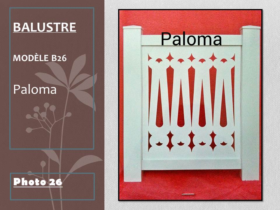 Balustre Modèle B26 Paloma
